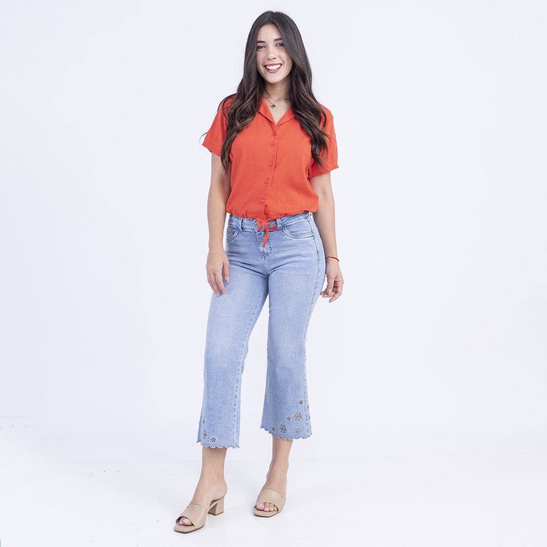 JEANS CULOTTE MUJER SODA BLUES ALMA - 5