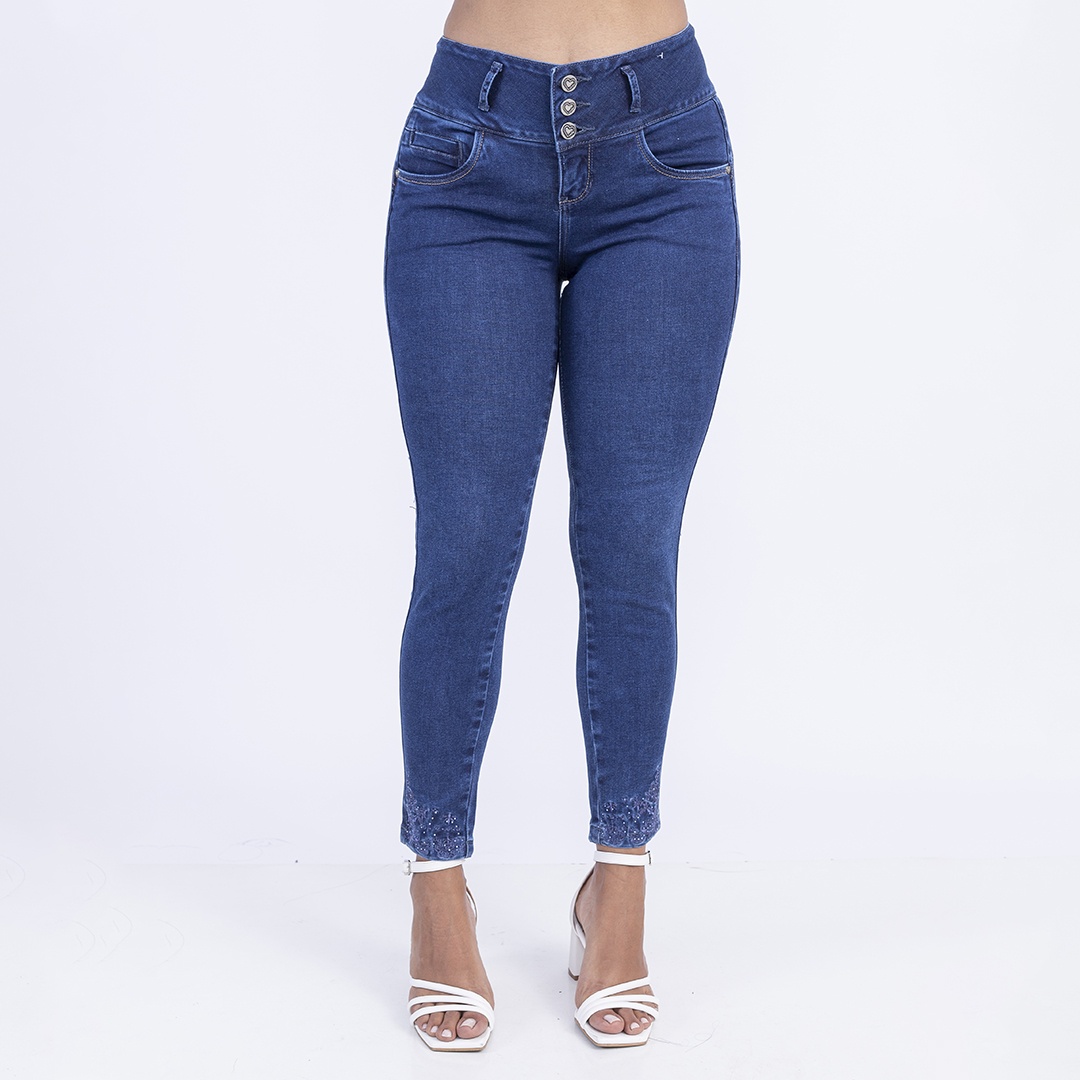 JEANS SKINNY MUJER SODA BLUES CARTAGENA - 1