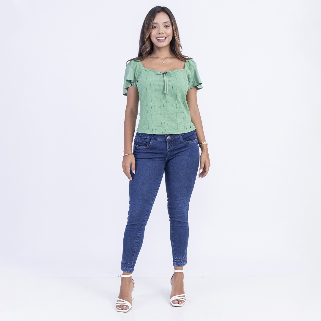 JEANS SKINNY MUJER SODA BLUES CARTAGENA - 5