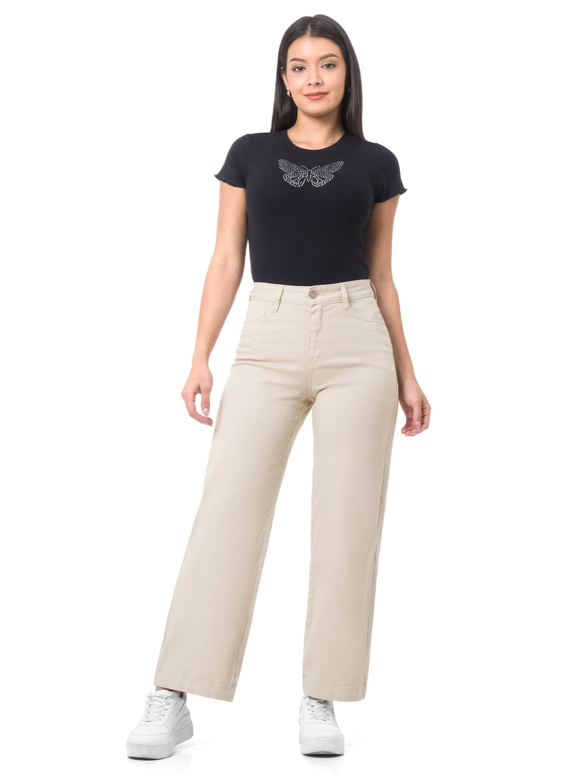 PANTALÓN WIDELEG MUJER PIONIER - 1