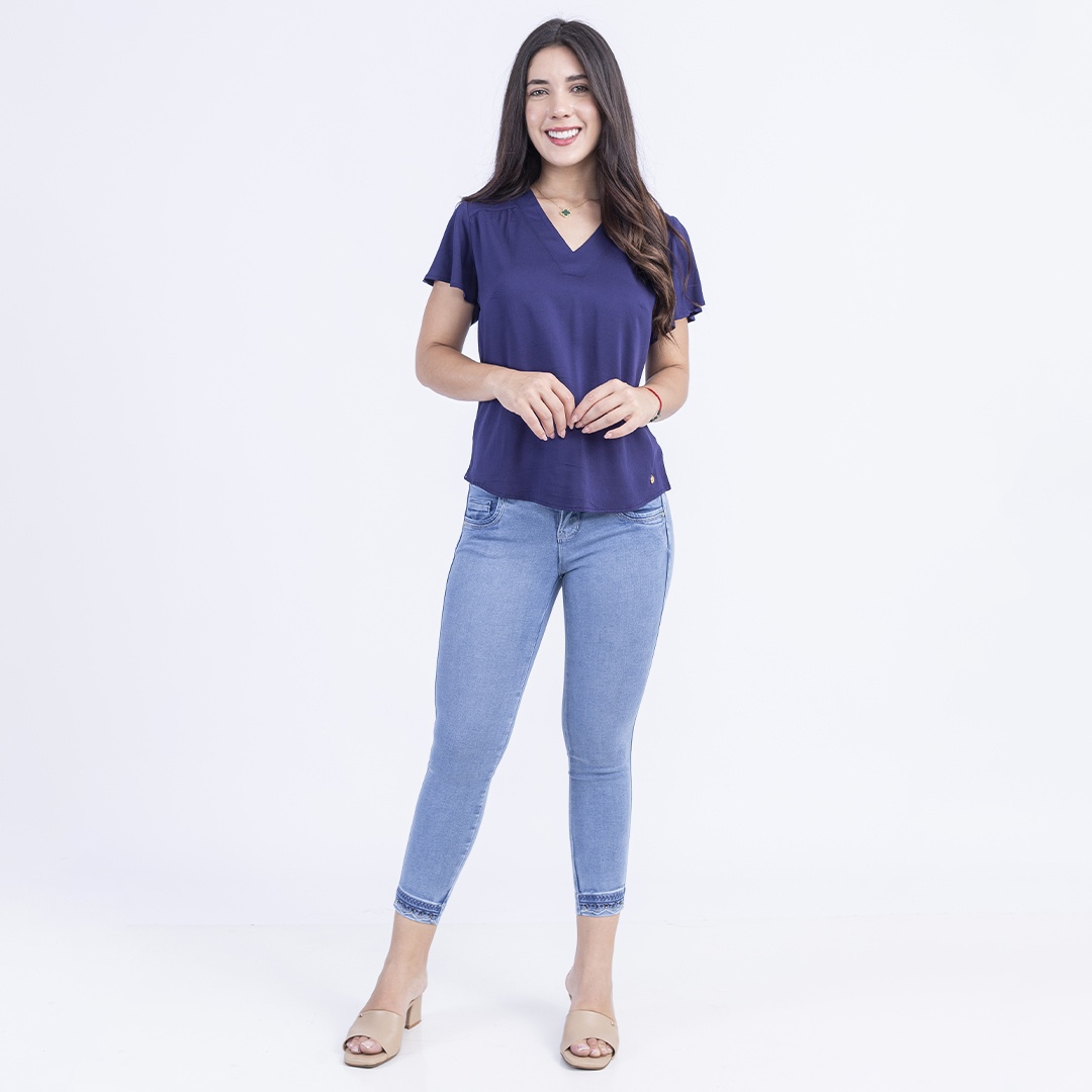 JEANS SKINNY MUJER SODA BLUES YADRELY - 5