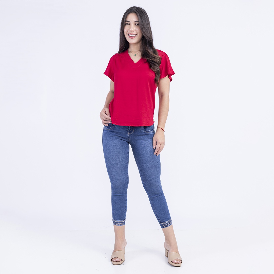 JEANS SKINNY MUJER SODA BLUES YADRELY - 5