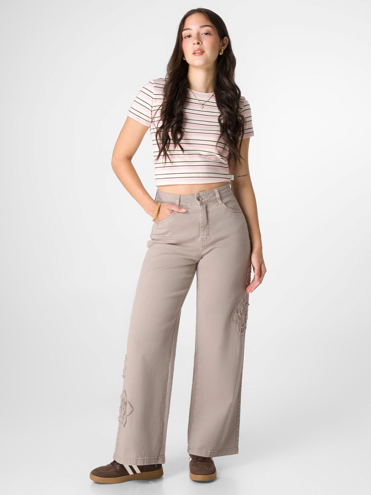 PANTALÓN WIDELEG MUJER SQUEEZE - 1