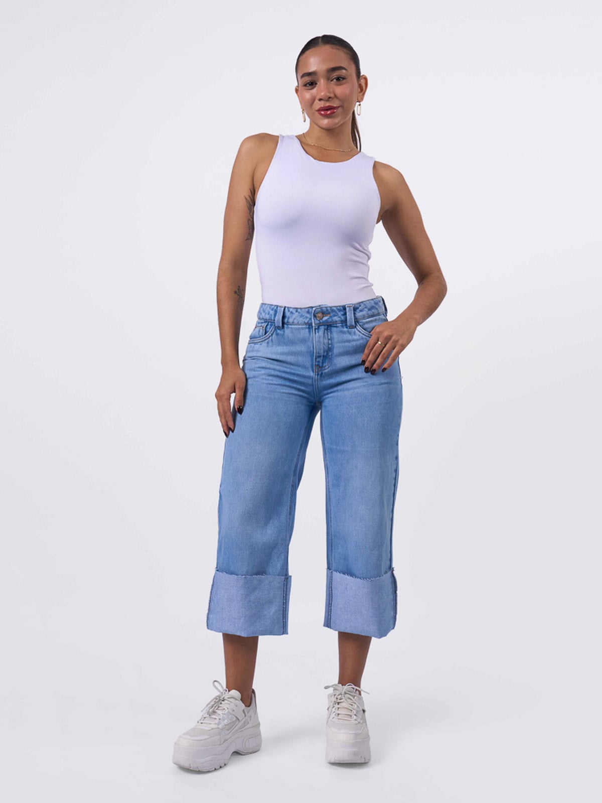 JEANS ALGODÓN MUJER MACHINE - 1