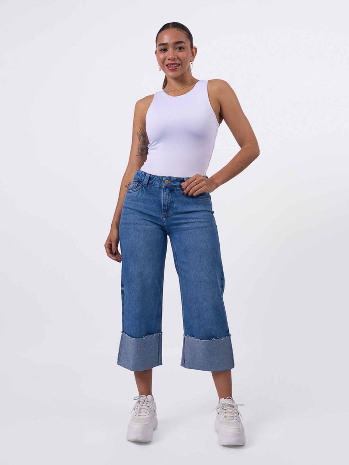 JEANS ALGODÓN MUJER MACHINE - 1