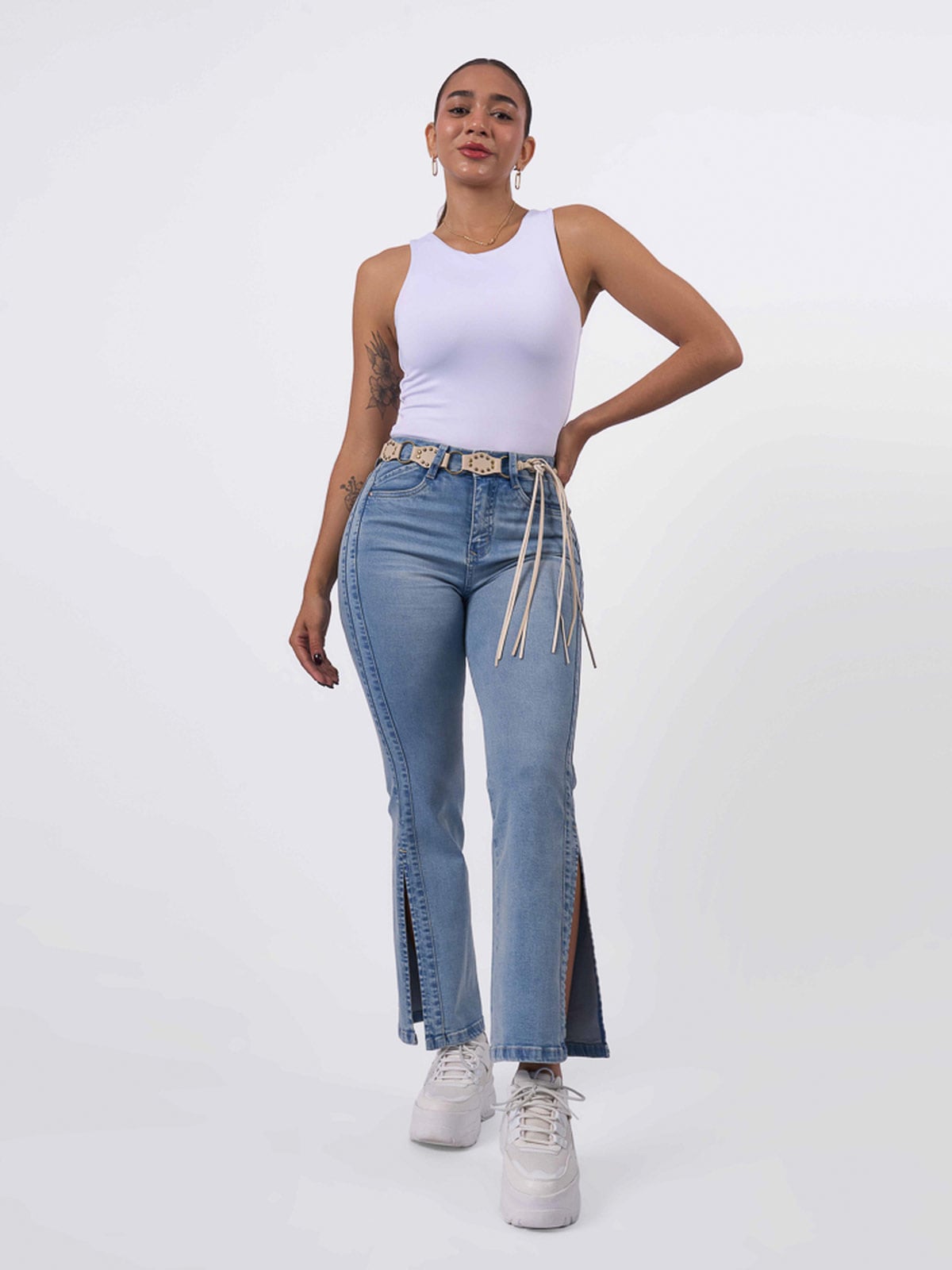 JEANS ALGODÓN MUJER MACHINE - 1