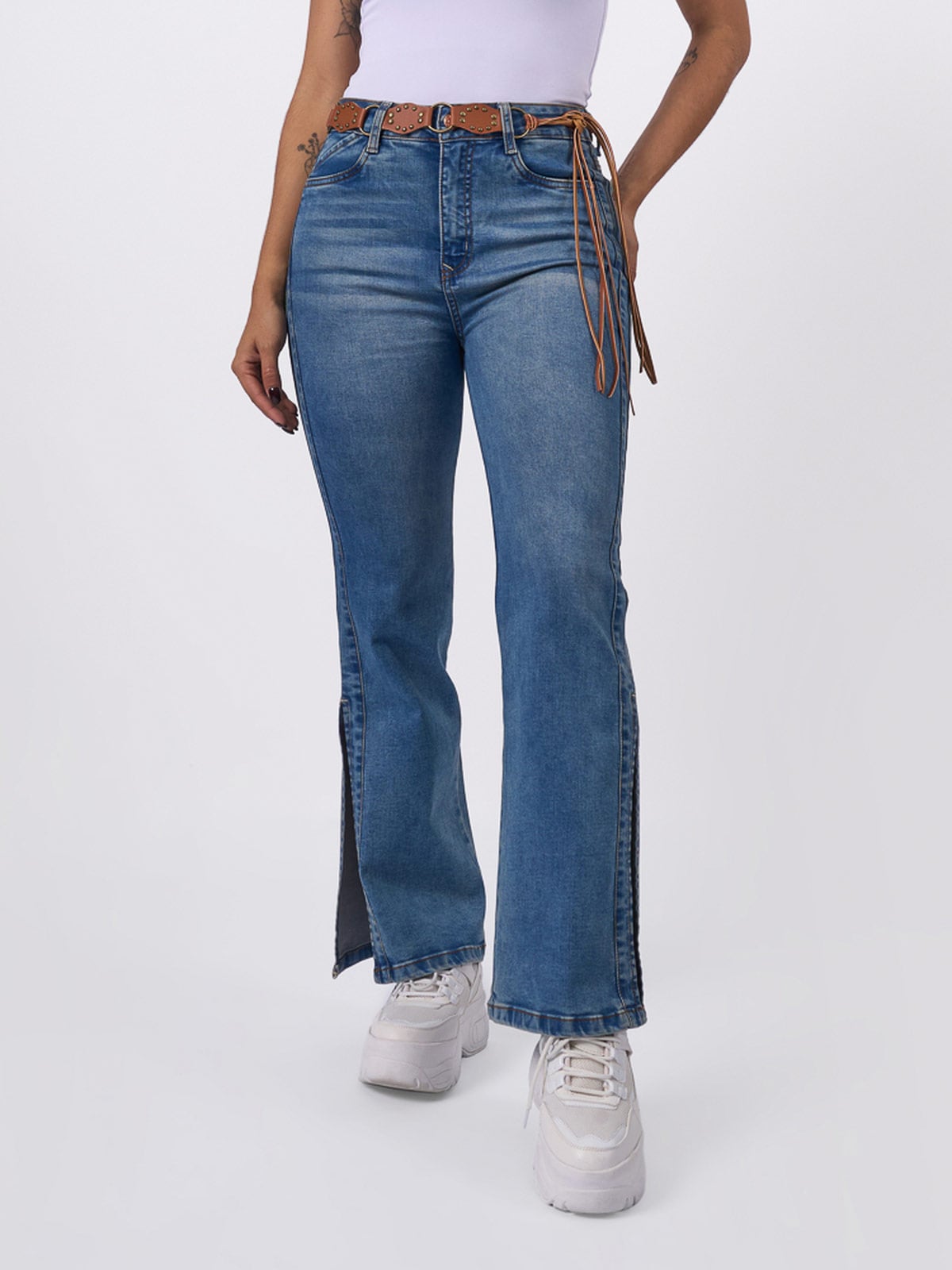 JEANS ALGODÓN MUJER MACHINE - 2