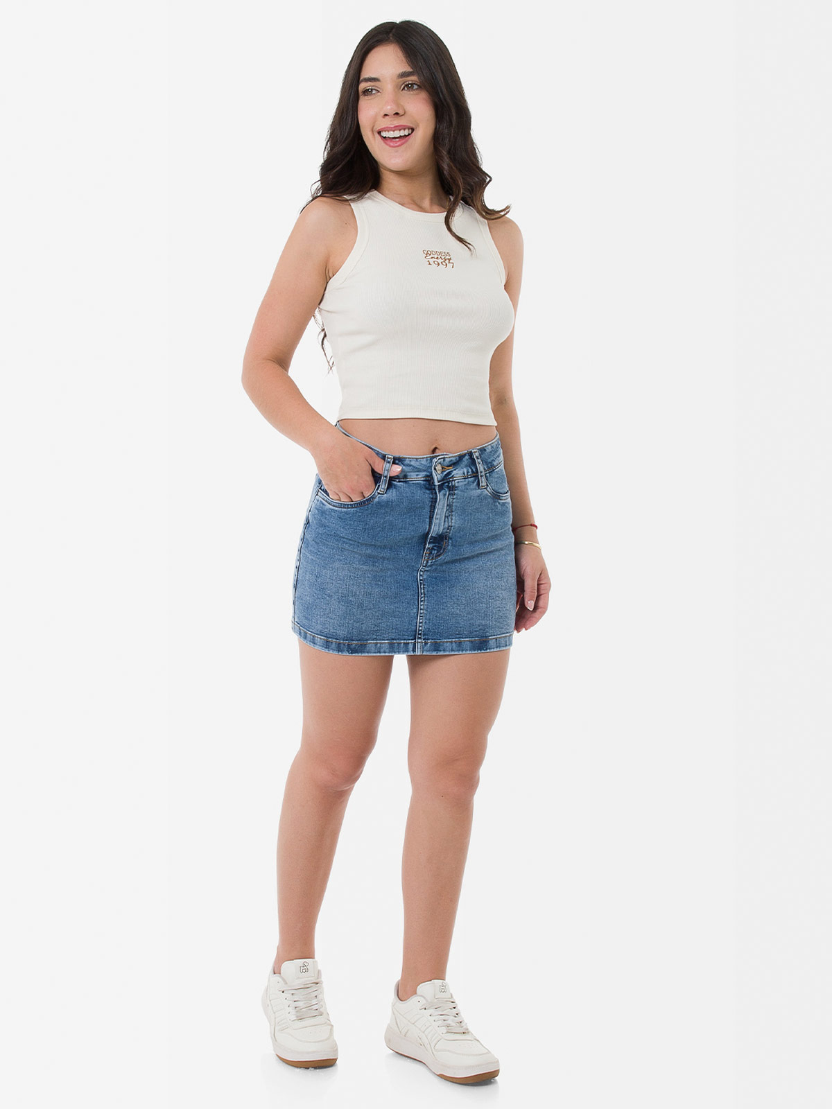 FALDA SHORT MUJER GOCCOS YANA - 1