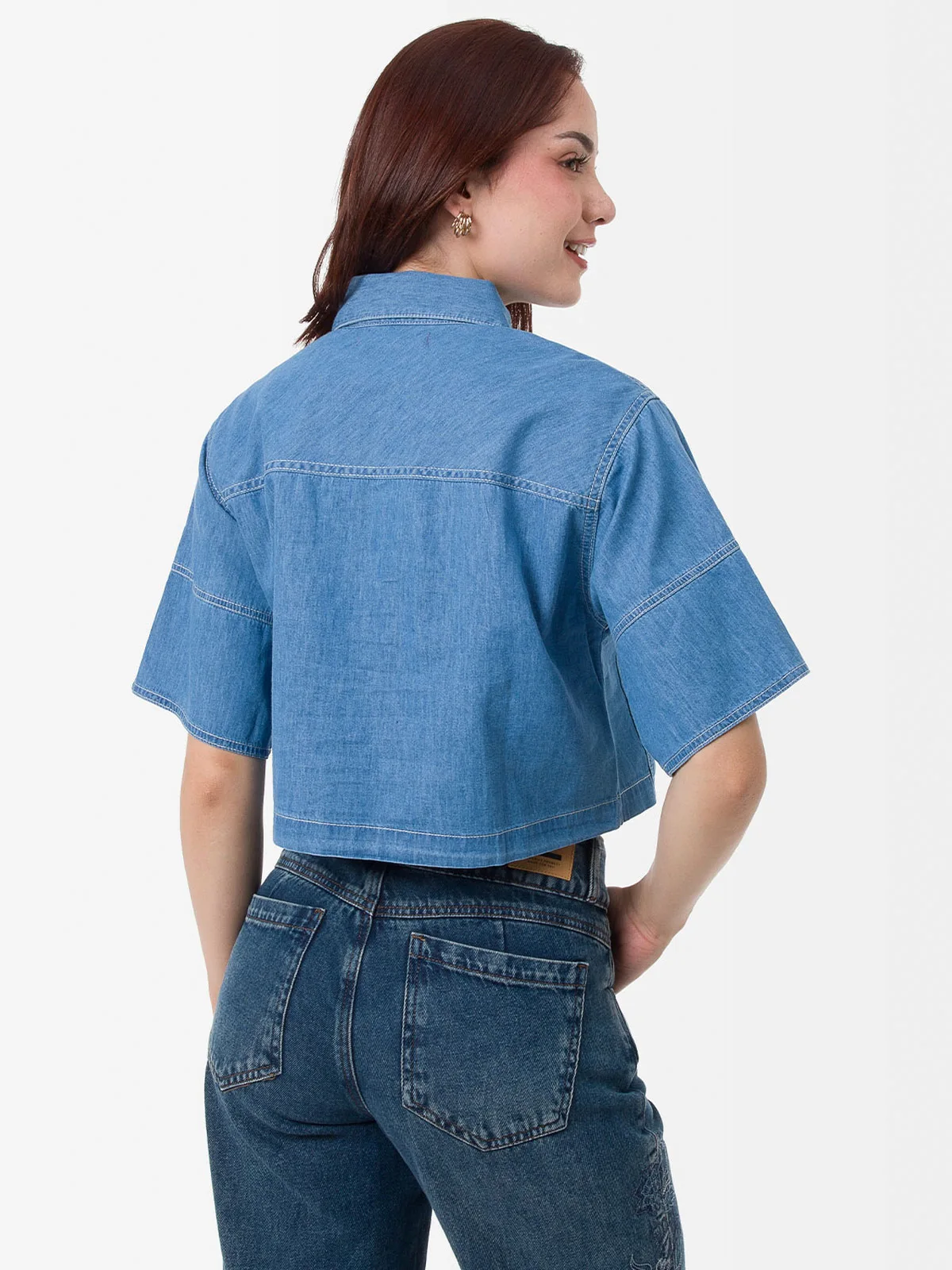 BLUSA MANGA CORTA MUJER GOCCOS TIKER - 3