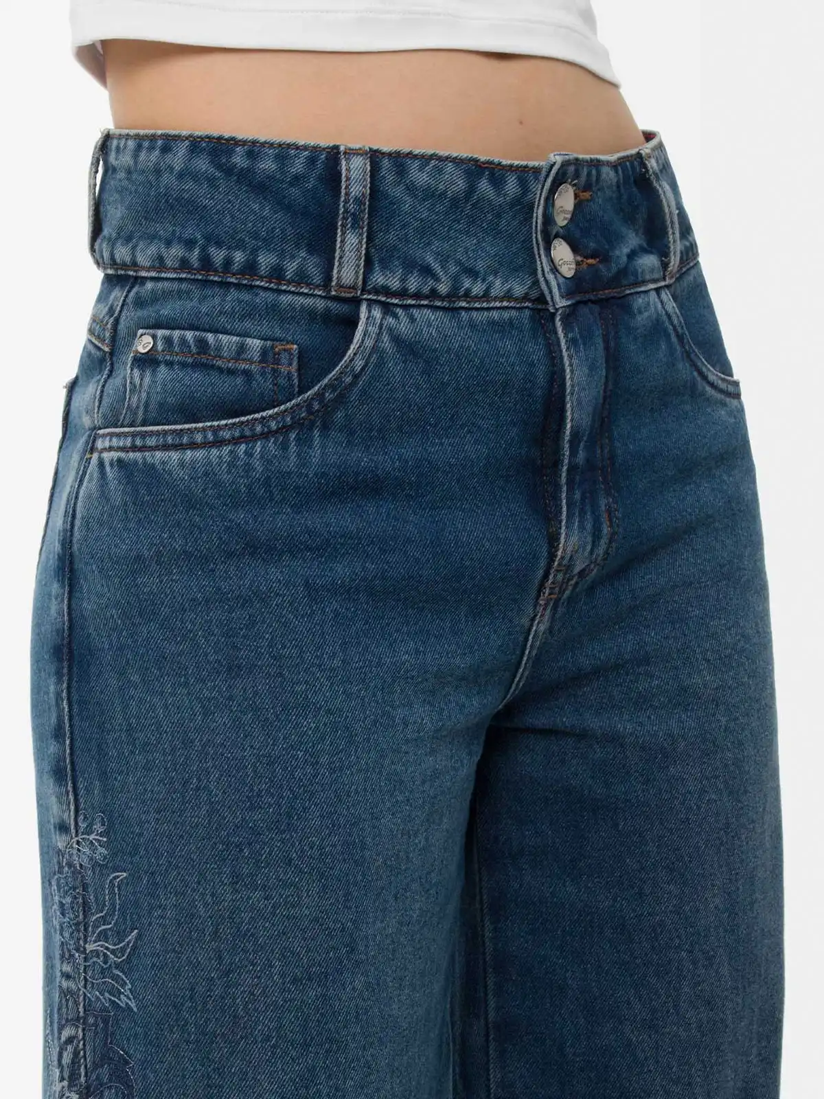 JEANS STRAIGHT MUJER GOCCOS XALE - 5