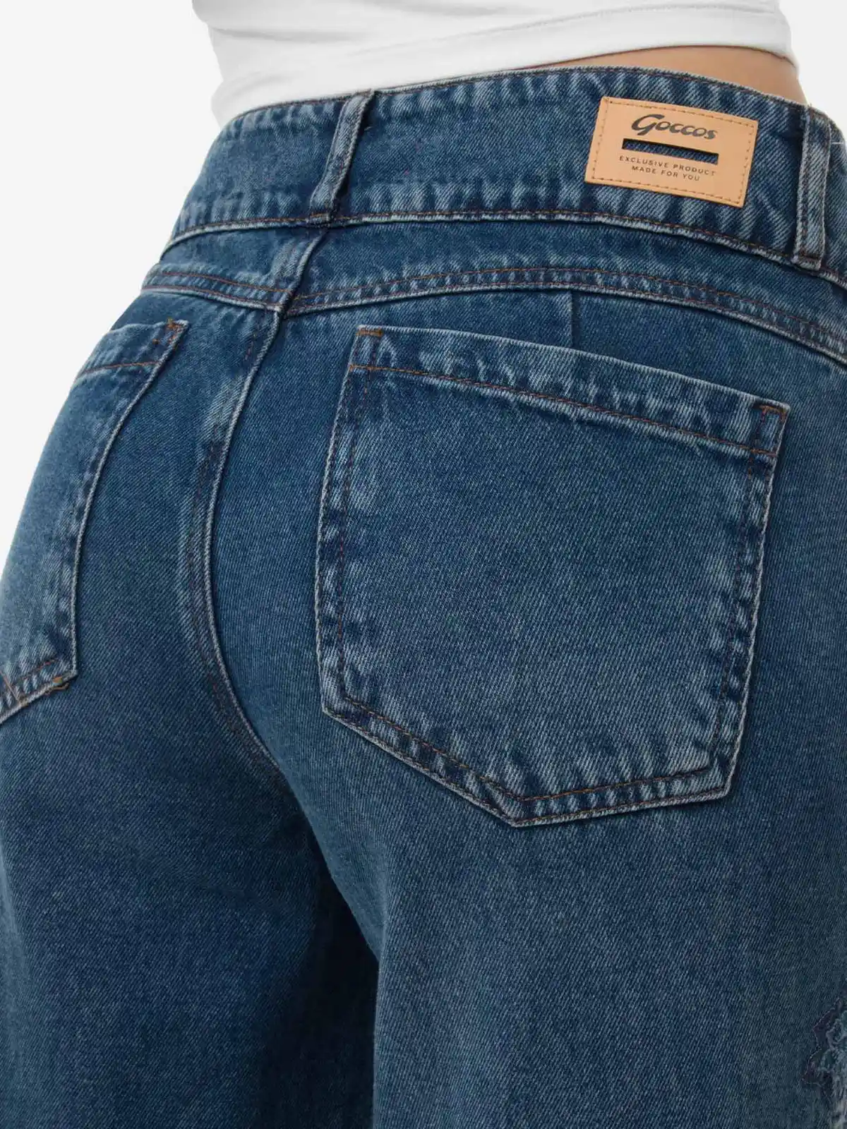 JEANS STRAIGHT MUJER GOCCOS XALE - 6