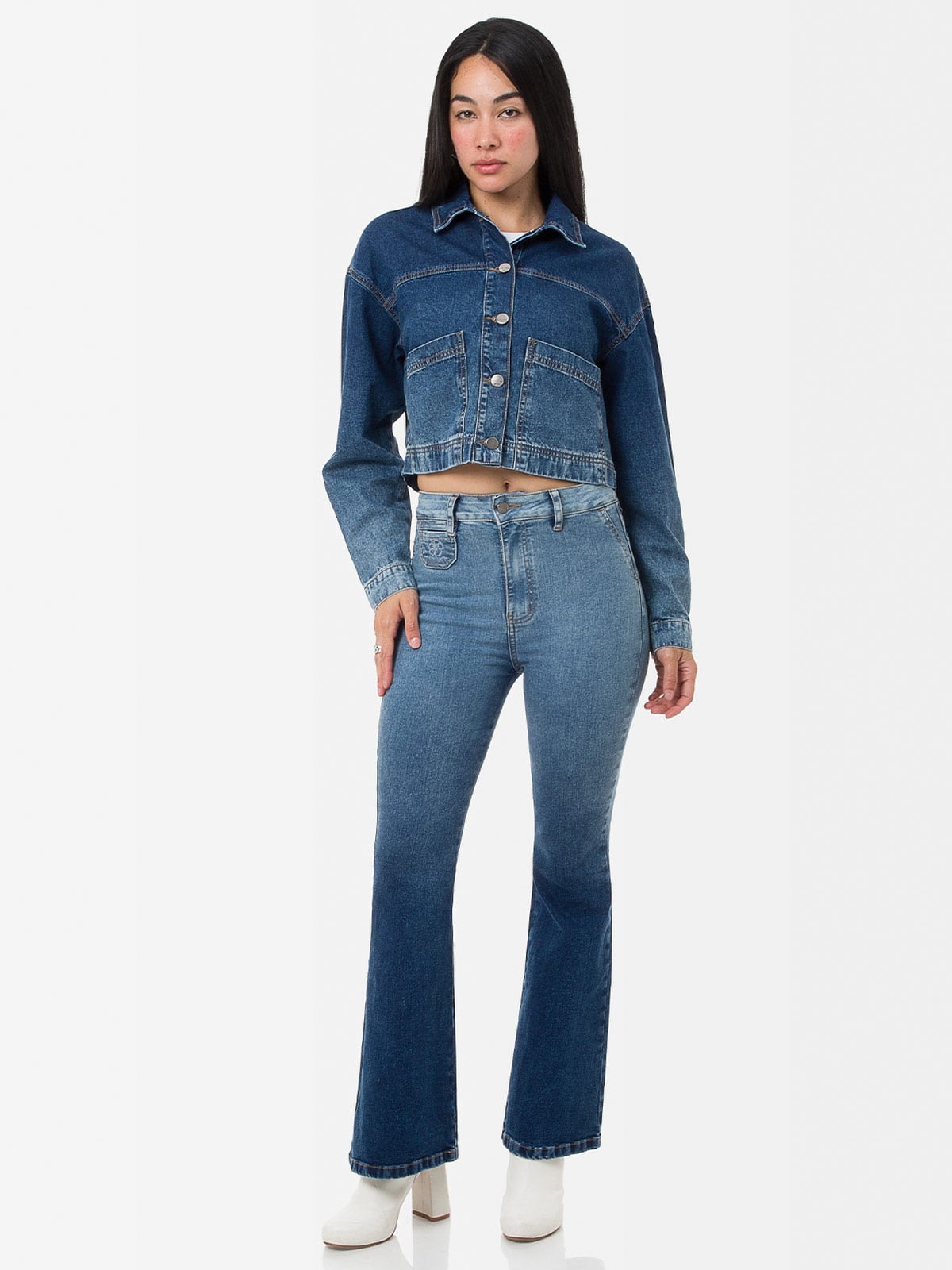 JEANS RECTO MUJER GOCCOS SAO - 1