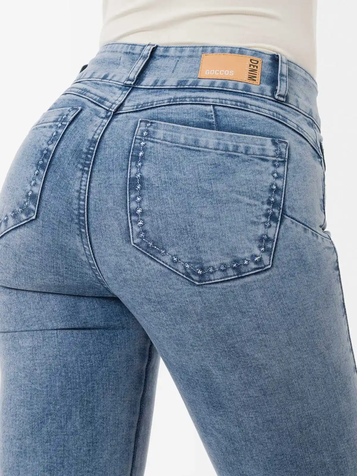 JEANS FLARE MUJER GOCCOS LUNISSA - 4