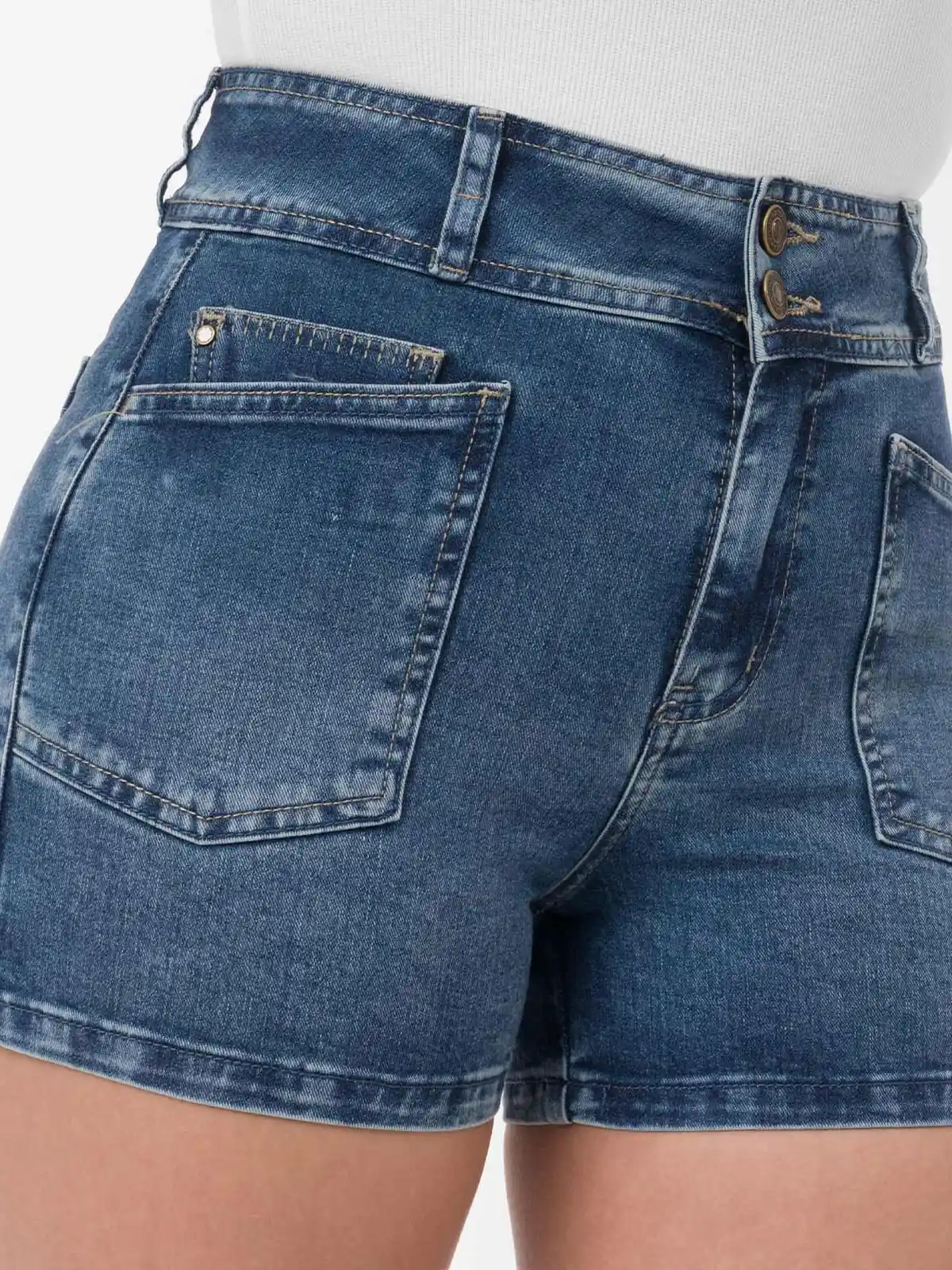 SHORT SLIM MUJER GOCCOS SUJA - 4