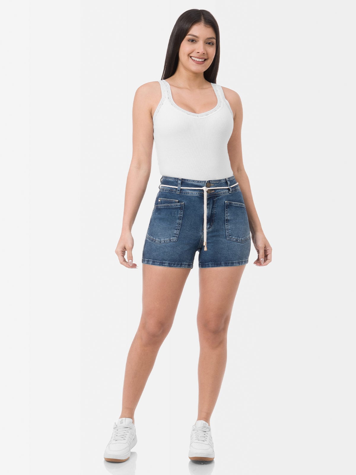 SHORT SLIM MUJER GOCCOS SUJA - 1