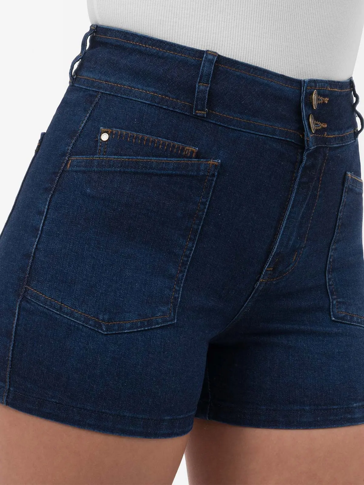 SHORT SLIM MUJER GOCCOS SUJA - 4