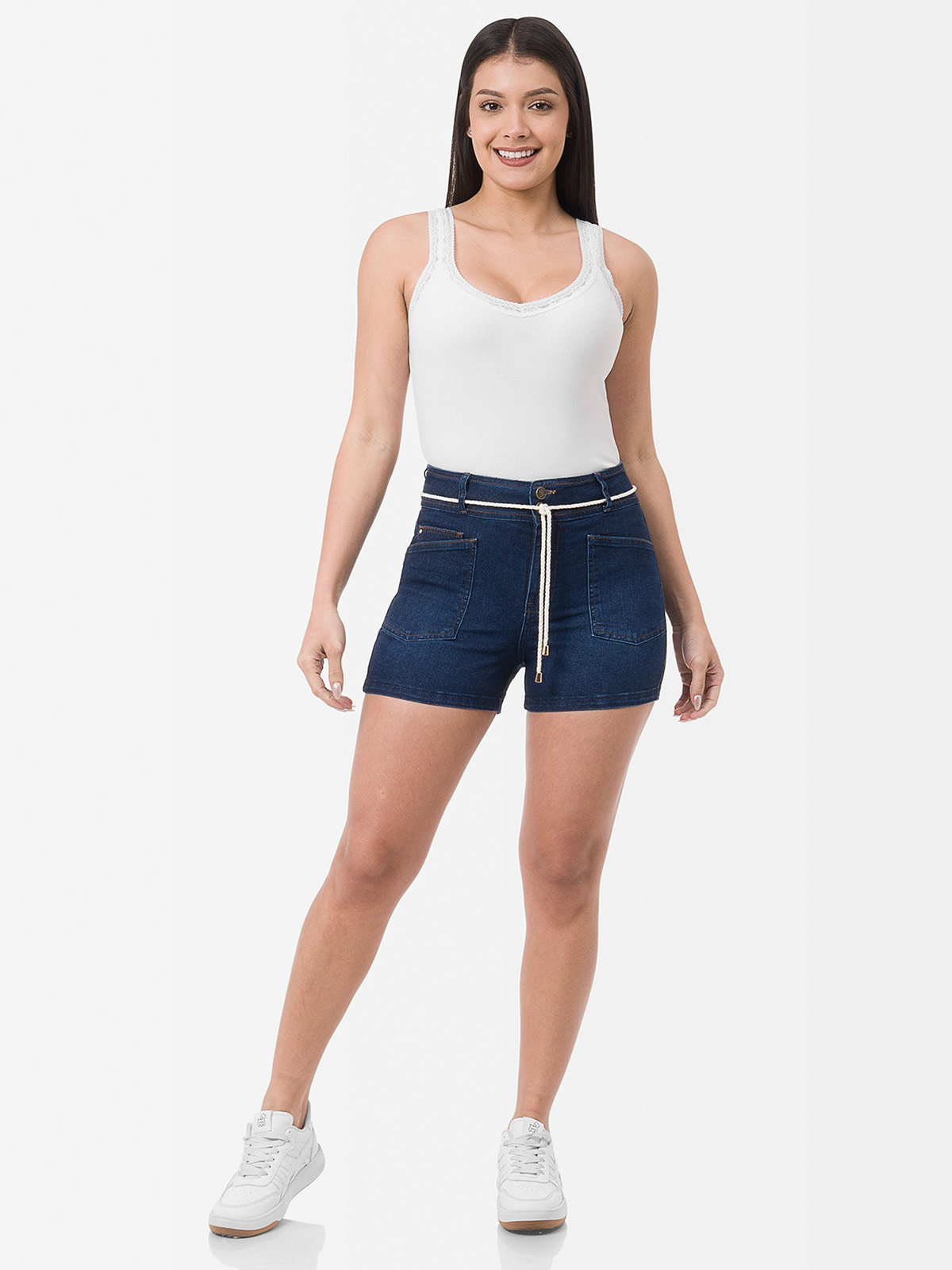 SHORT SLIM MUJER GOCCOS SUJA - 1