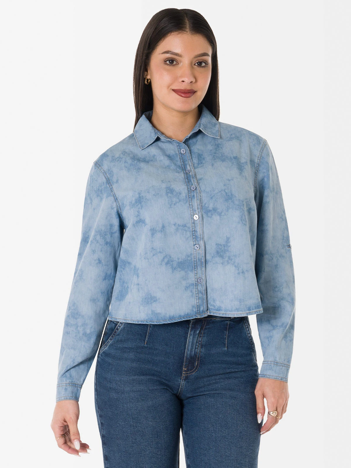 BLUSA MANGA LARGA MUJER GOCCOS SKYL - 2