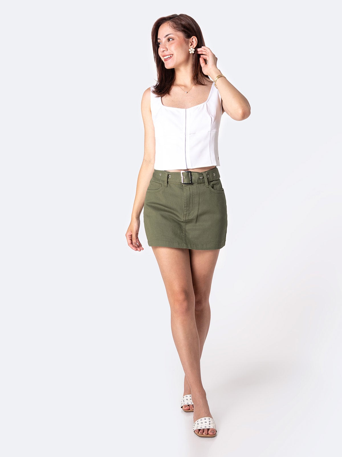 FALDA SHORT SLIM MUJER PIONER - 1