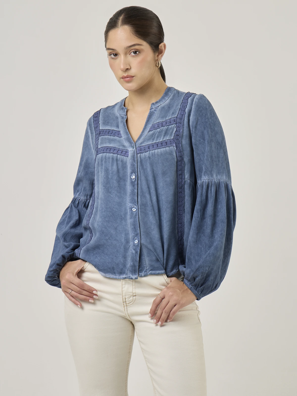 BLUSA MANGA LARGA MUJER TATIENNE AROSY - 3