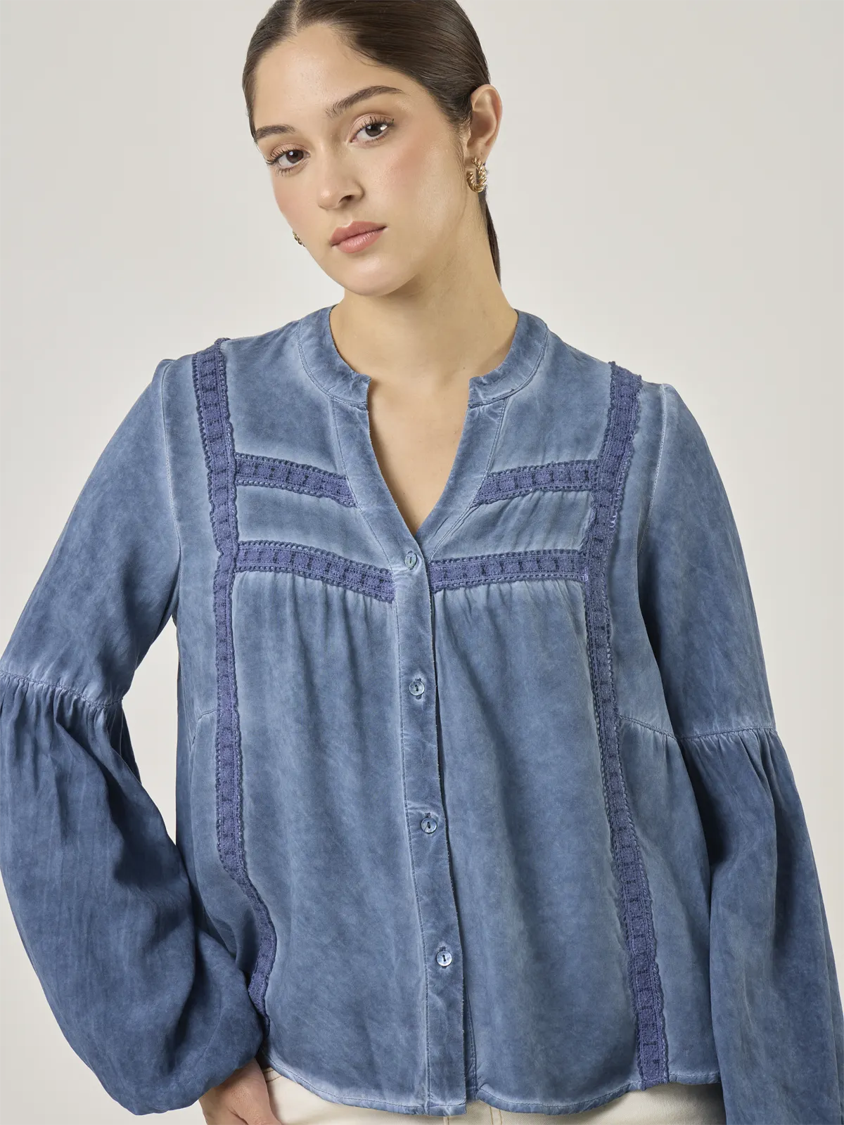 BLUSA MANGA LARGA MUJER TATIENNE AROSY - 4