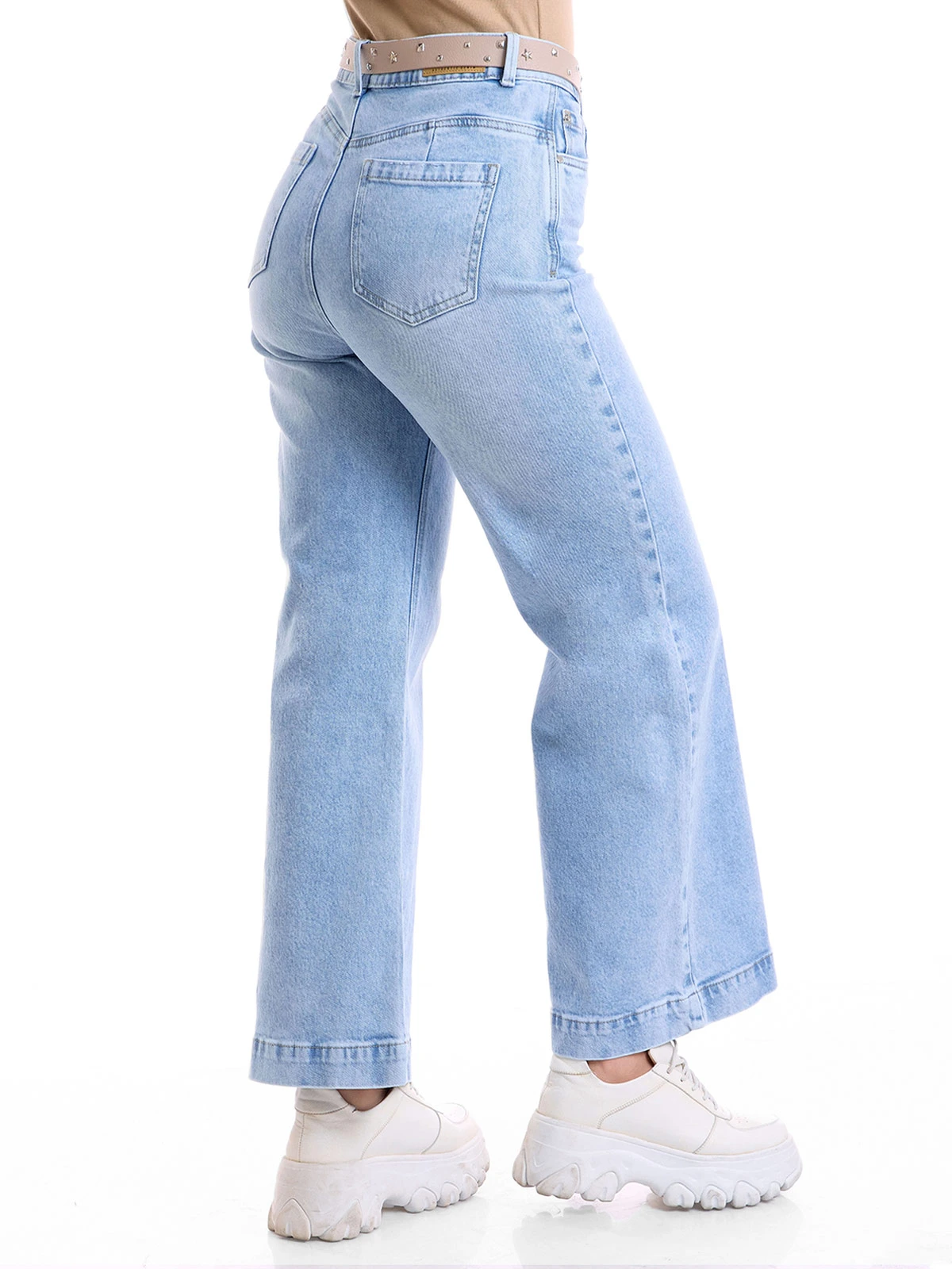 JEAN ALGODÓN WIDELEG MUJER METAL JEANS BRISA - 4
