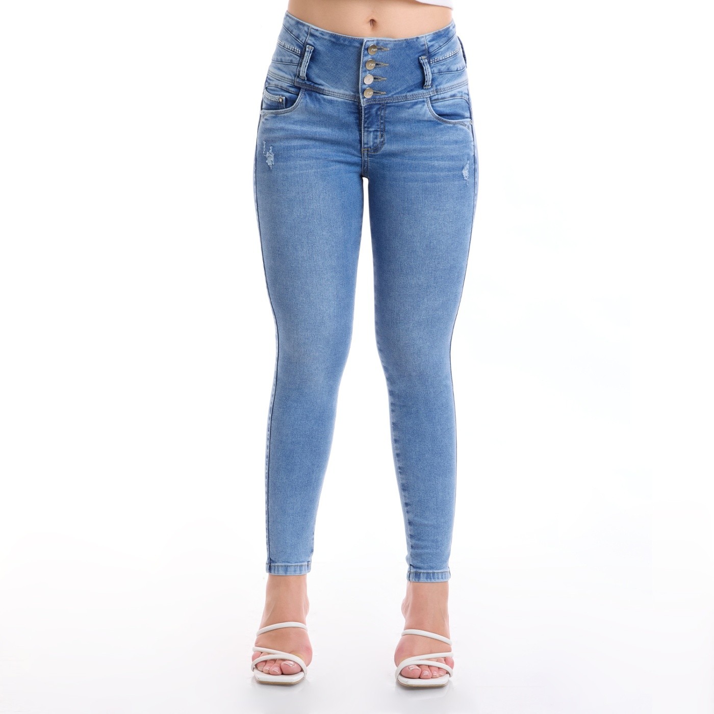 JEAN ALGODÓN SKINNY MUJER METAL JEANS MARRUECOS - 1