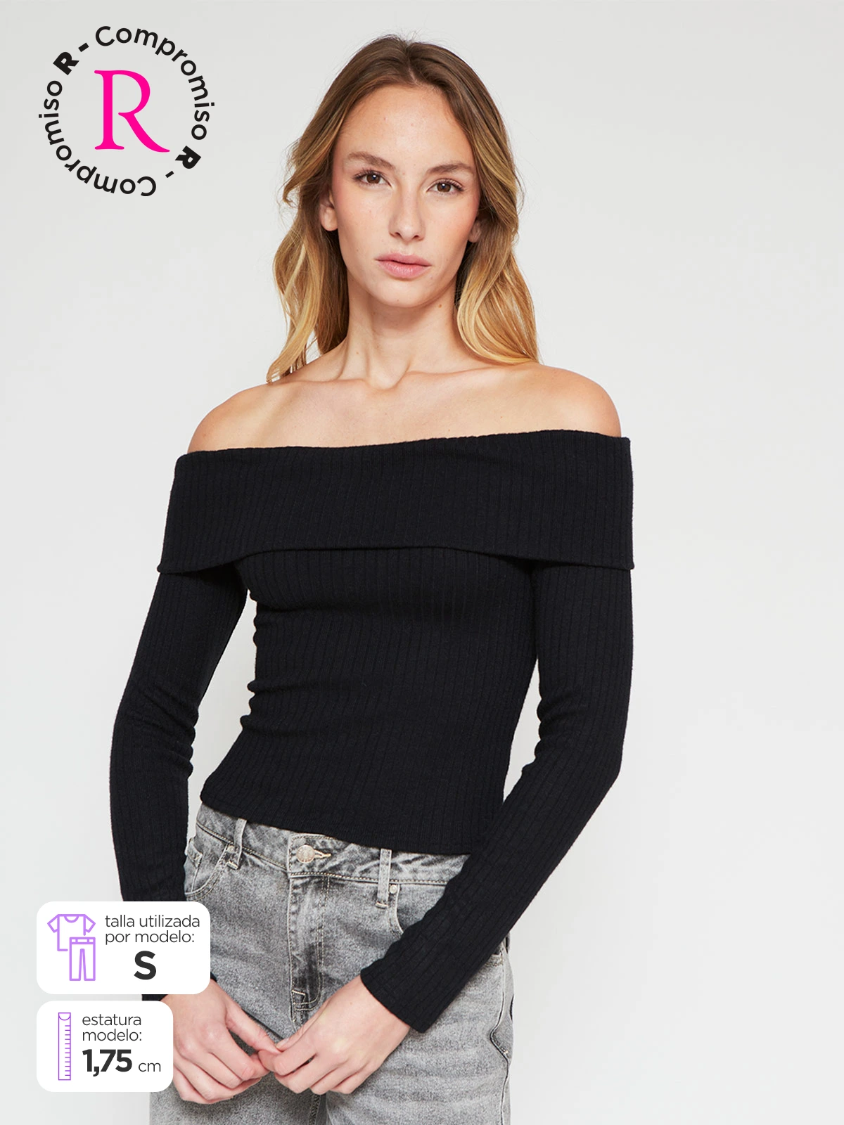 POLO MANGA LARGA MUJER INDEX BARDOT - 1