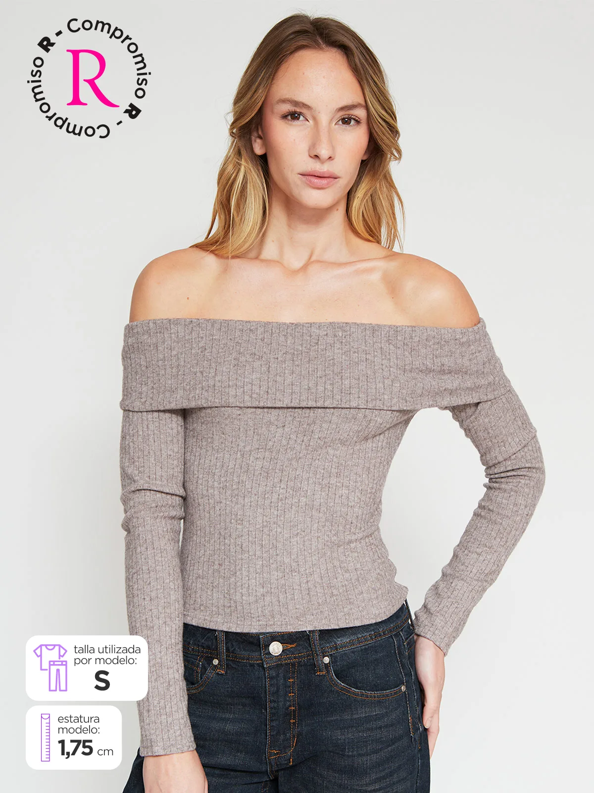 POLO MANGA LARGA MUJER INDEX BARDOT - 1