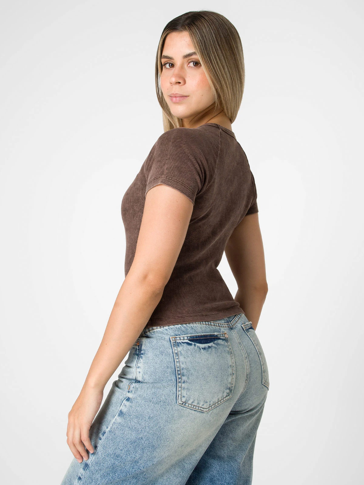 POLO MANGA CORTA RIB MUJER SQUEEZE MAGNIE - 3