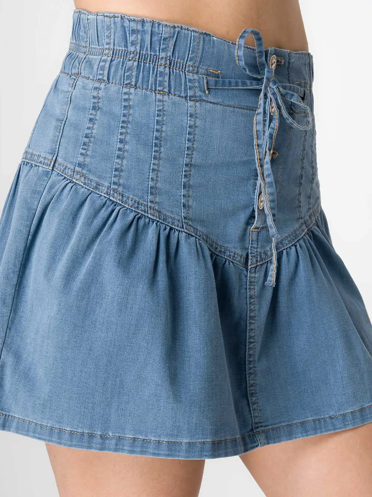FALDA DENIM SUELTO MUJER SQUEEZE MOLANY - 4