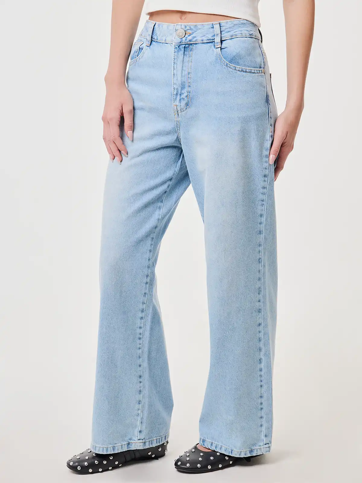 JEANS WIDE LEG MUJER INDEX - 3