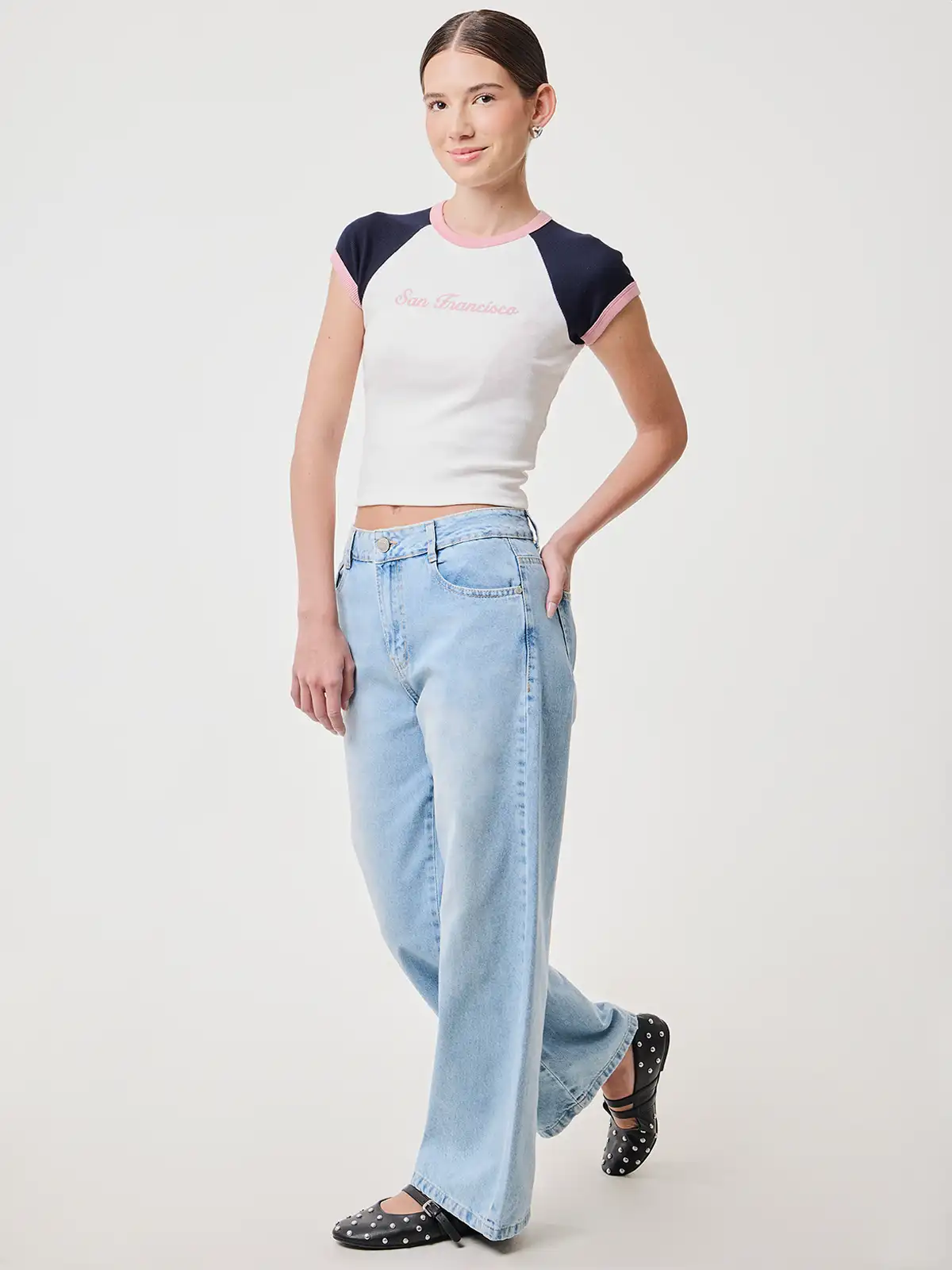 JEANS WIDE LEG MUJER INDEX - 5