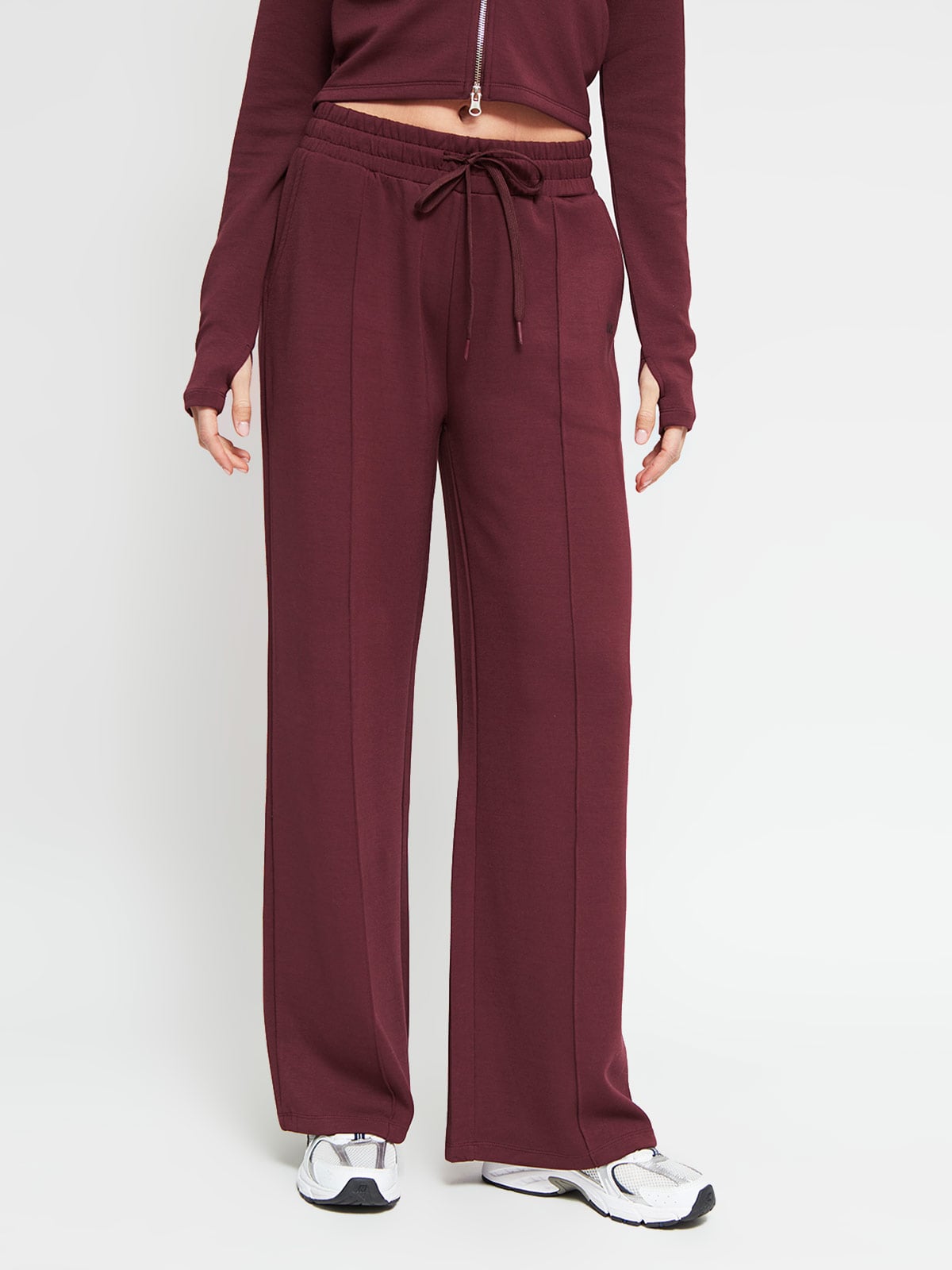 PANTALÓN DE BUZO WIDE LEG MUJER INDEX - 2