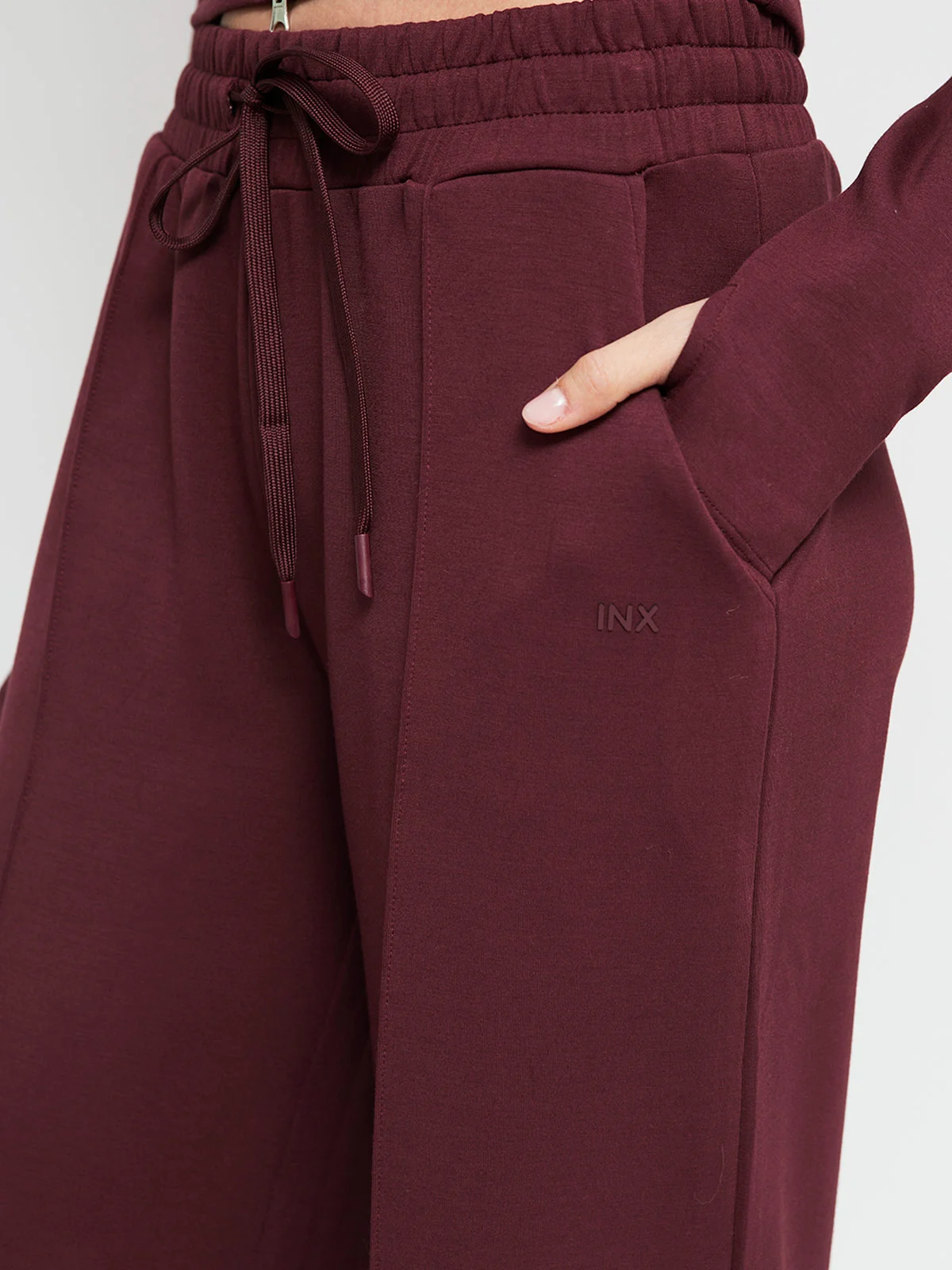 PANTALÓN DE BUZO WIDE LEG MUJER INDEX - 4