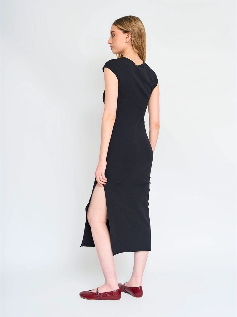 VESTIDO LARGO ALGODÓN MUJER INDEX - 3