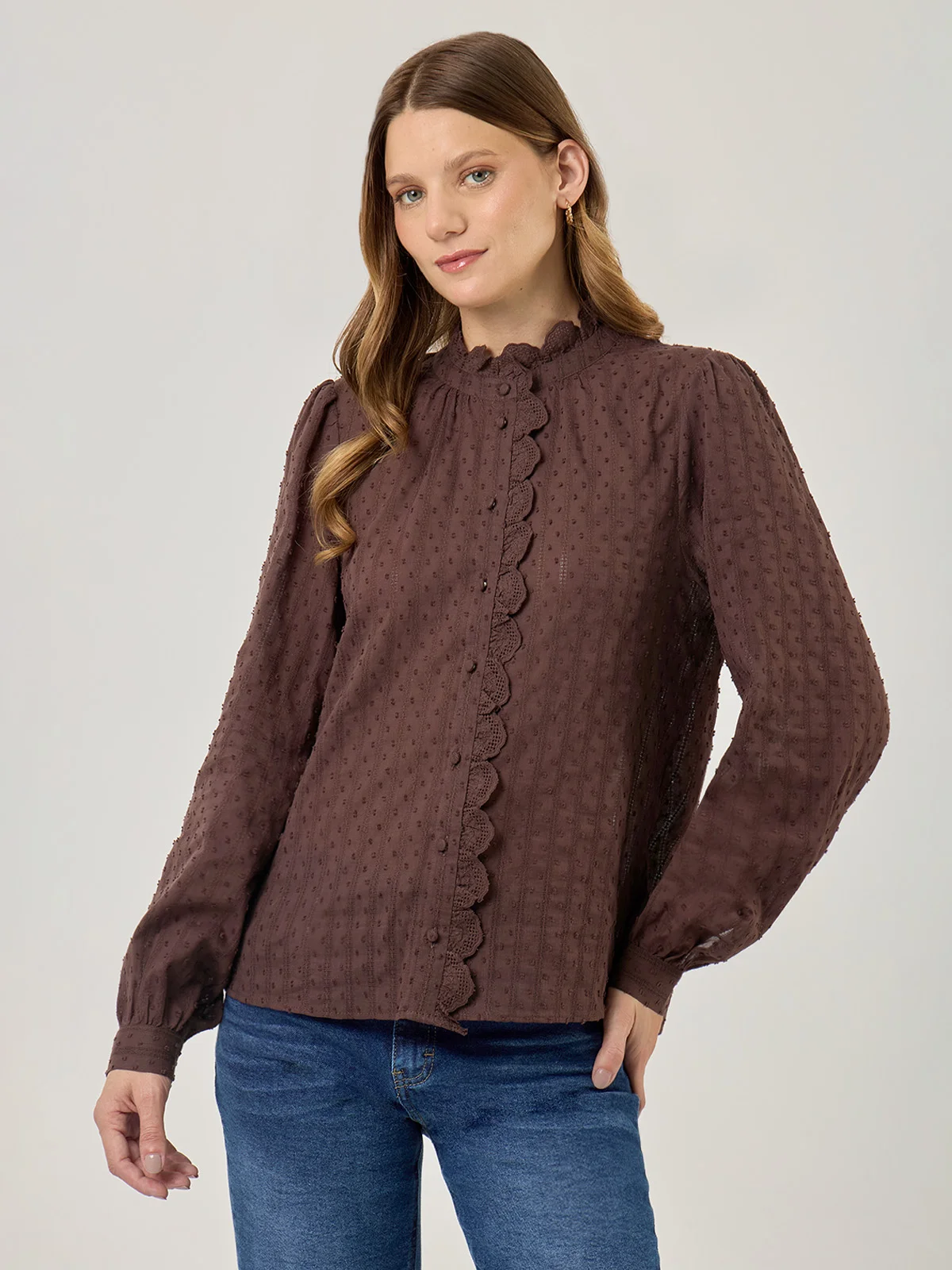 BLUSA MANGA LARGA MUJER TATIENNE CORAZÓN - 1