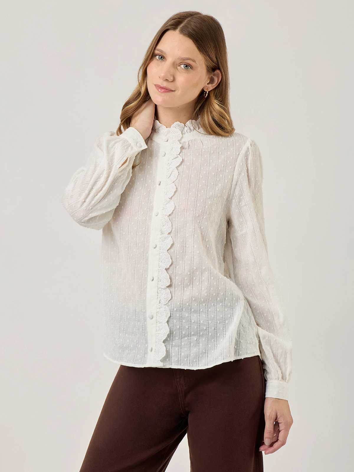 BLUSA MANGA LARGA MUJER TATIENNE CORAZÓN - 1