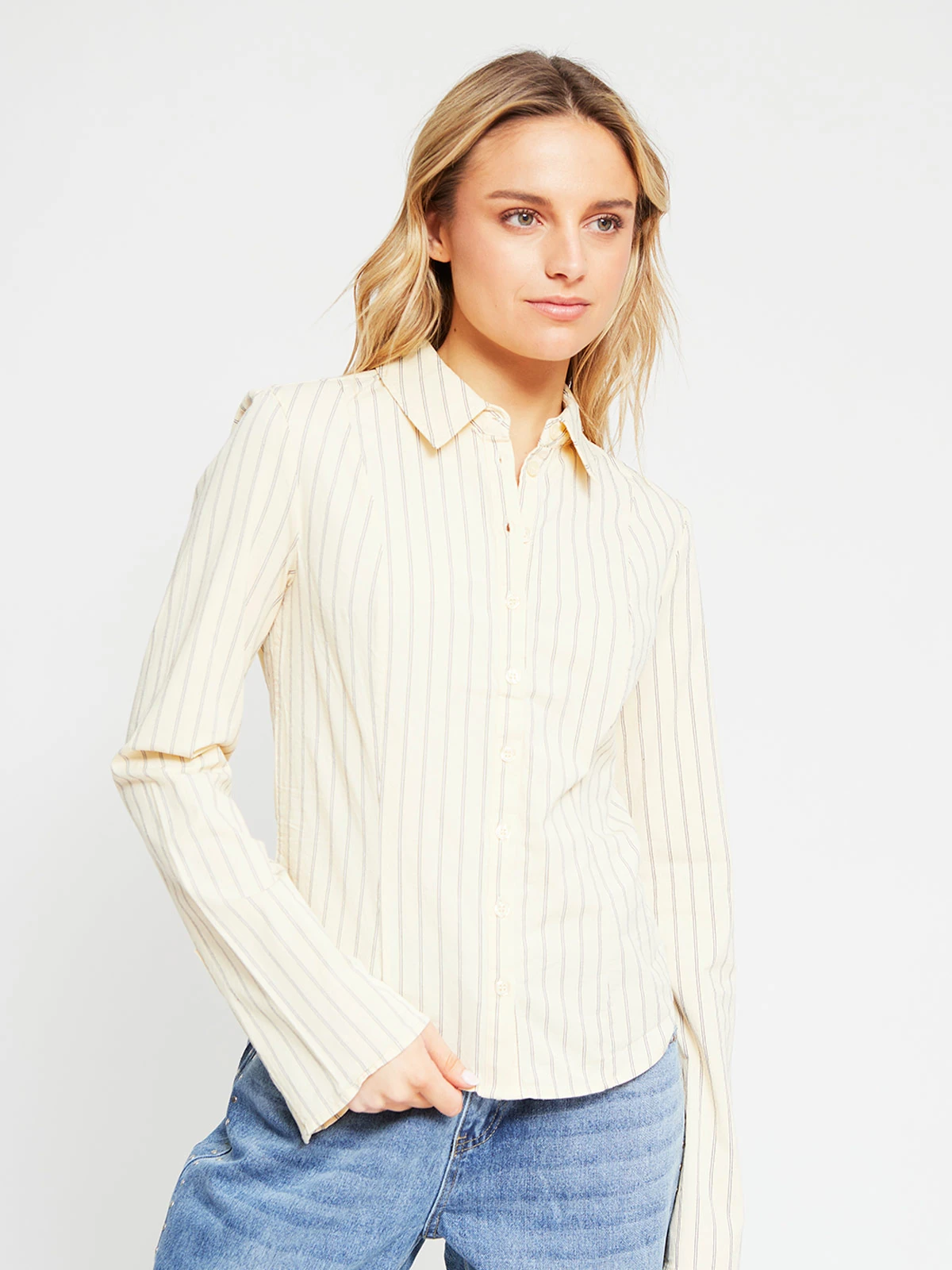 BLUSA MANGA LARGA ALGODÓN MUJER INDEX CATALINA - 2