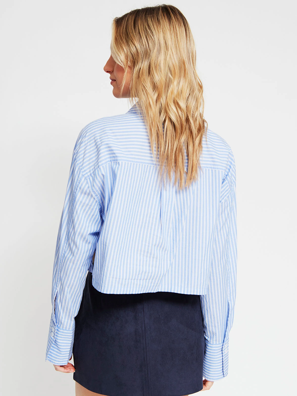 BLUSA MANGA LARGA ALGODÓN MUJER INDEX CUADRO - 3