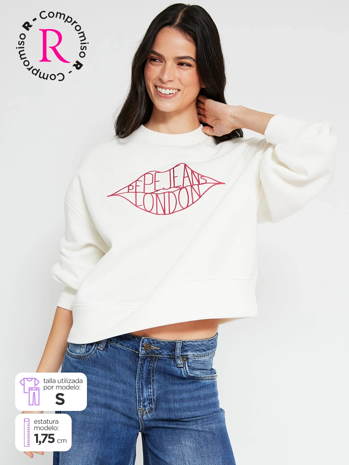 POLERA ALGODÓN MUJER PEPE JEANS BERNIS - 1