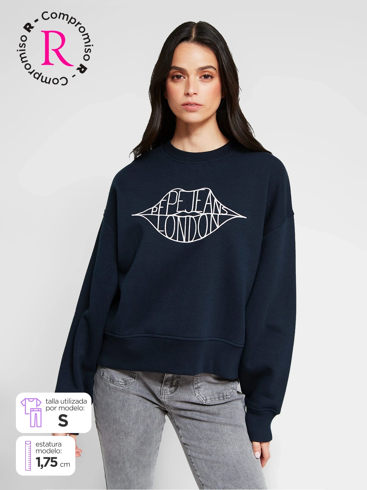 POLERA ALGODÓN MUJER PEPE JEANS BERNIS - 1