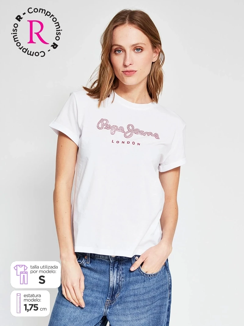 POLO MANGA CORTA ALGODÓN MUJER PEPE JEANS NADDA - 1
