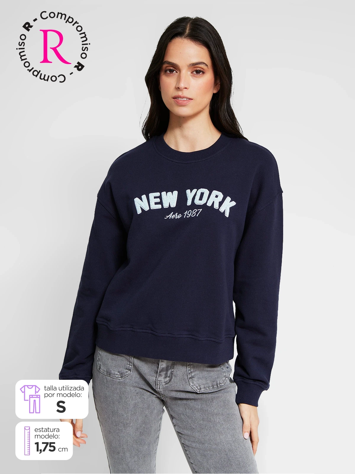 POLERA ALGODÓN MUJER AERO LIA - 1