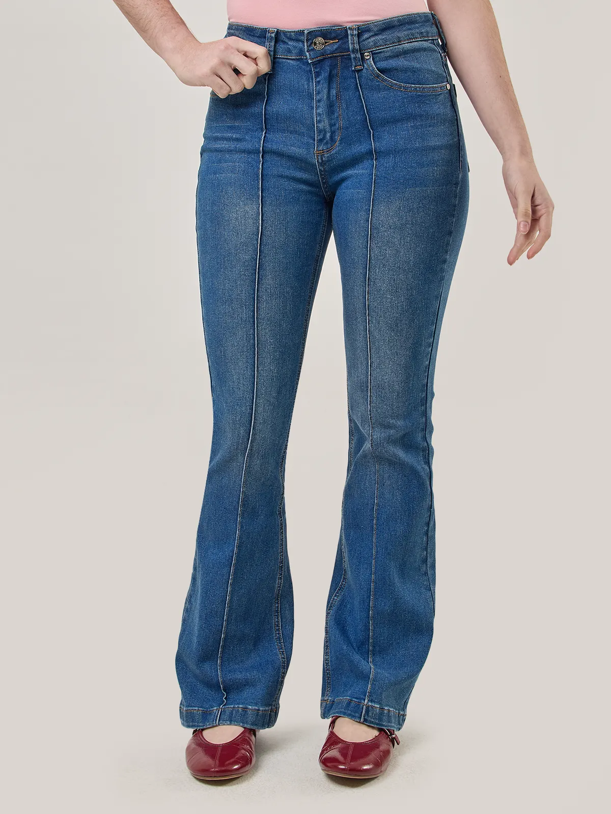 JEANS ALGODÓN REGULAR MUJER INDEX VINTAGE - 1