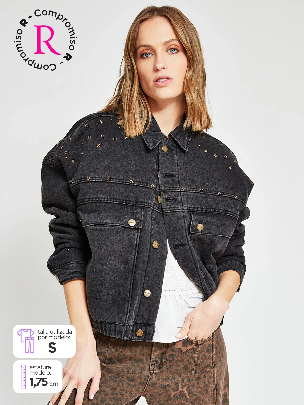 CASACA ALGODÓN MUJER TATIENNE CORTA - 1