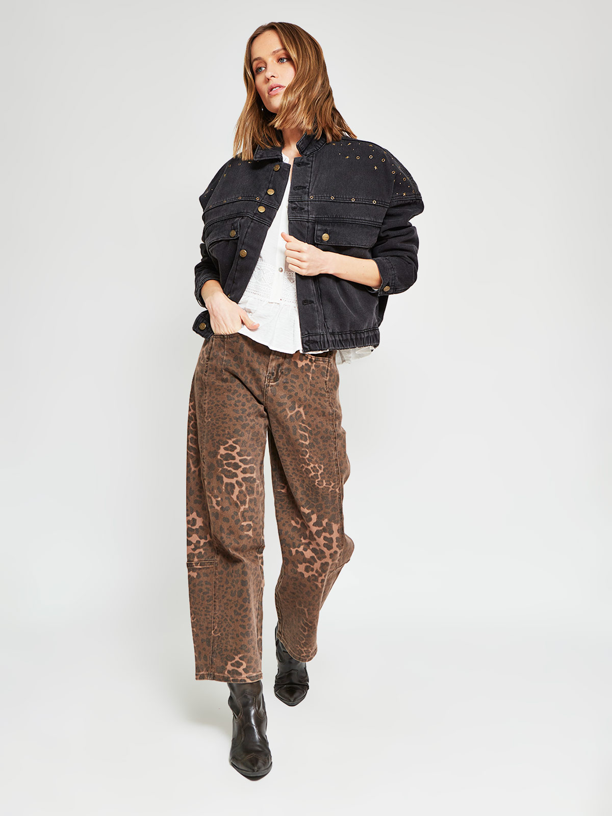 CASACA ALGODÓN MUJER TATIENNE CORTA - 5