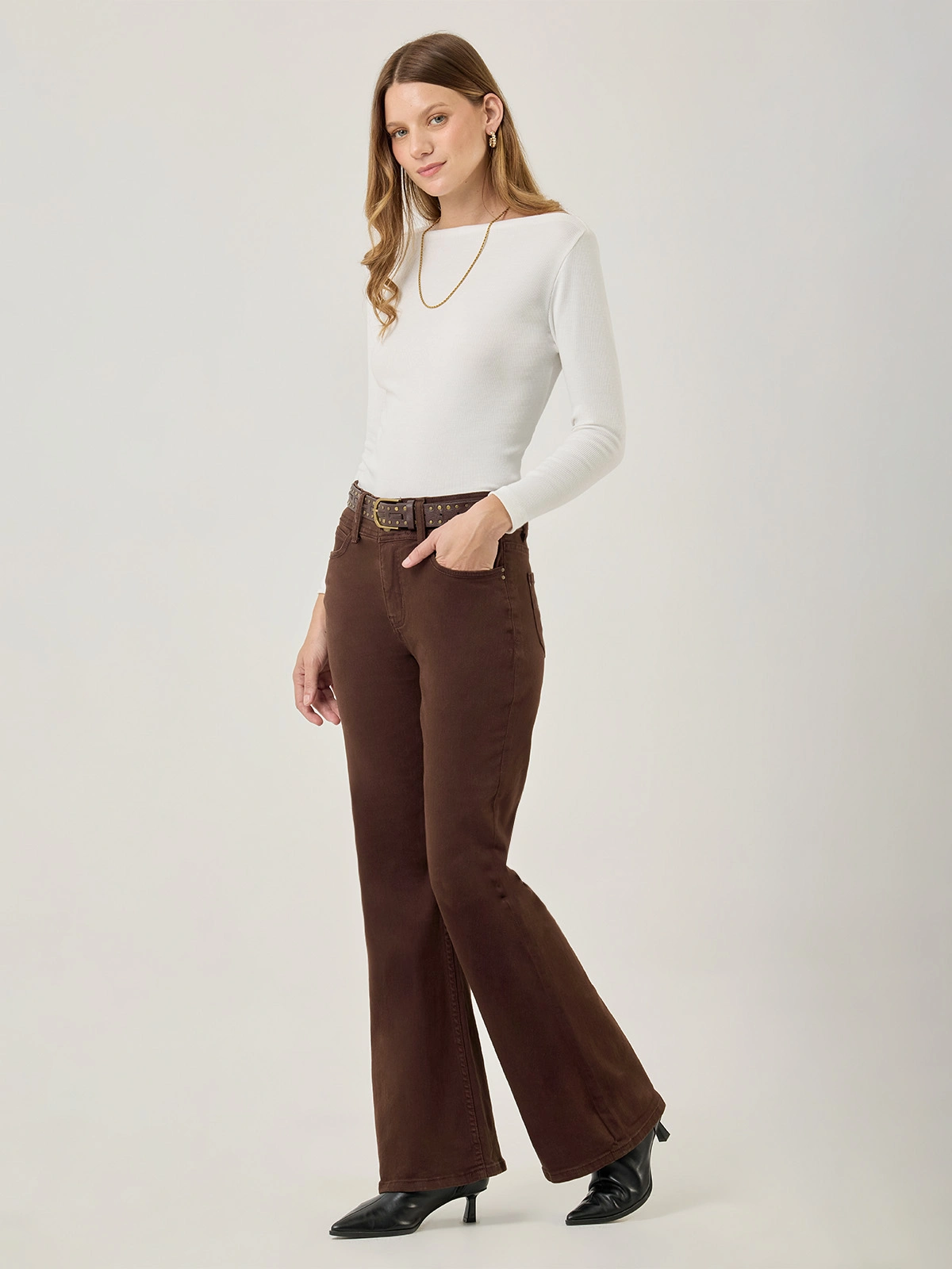 PANTALÓN ALGODÓN REGULAR MUJER TATIENNE - 1