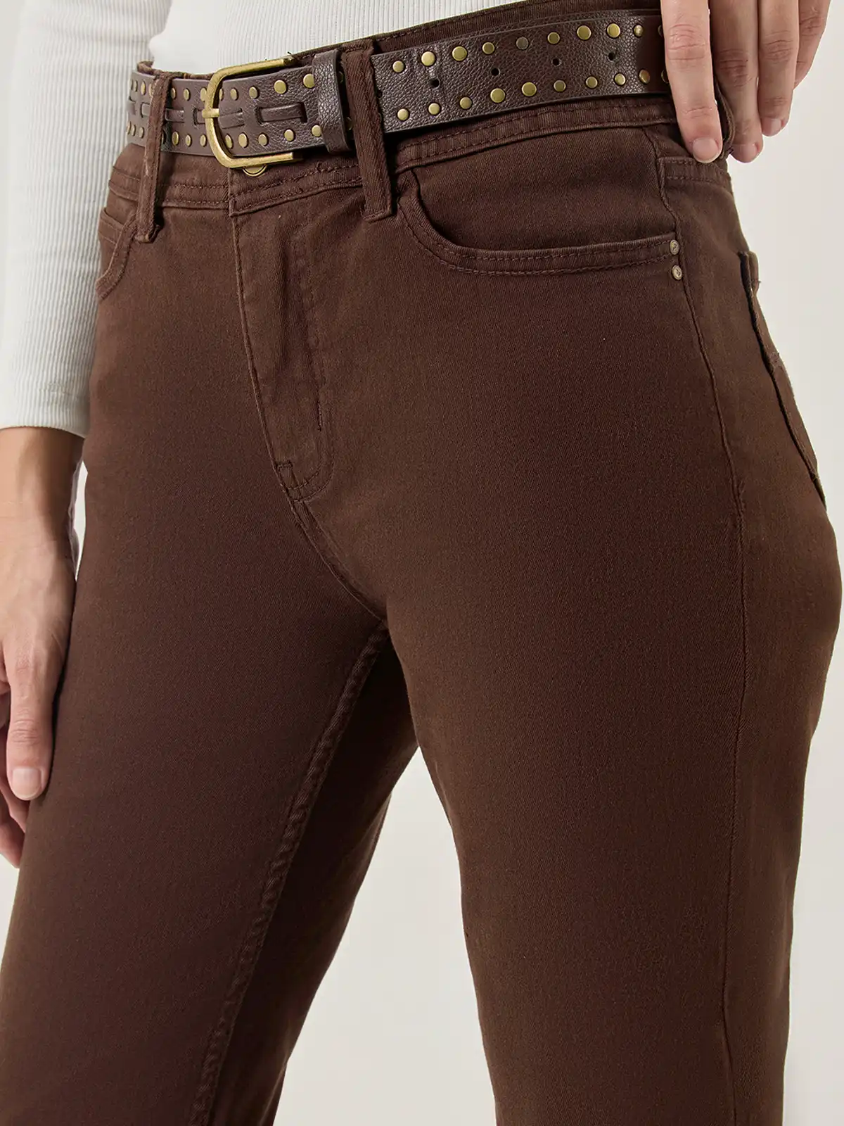 PANTALÓN ALGODÓN REGULAR MUJER TATIENNE - 4