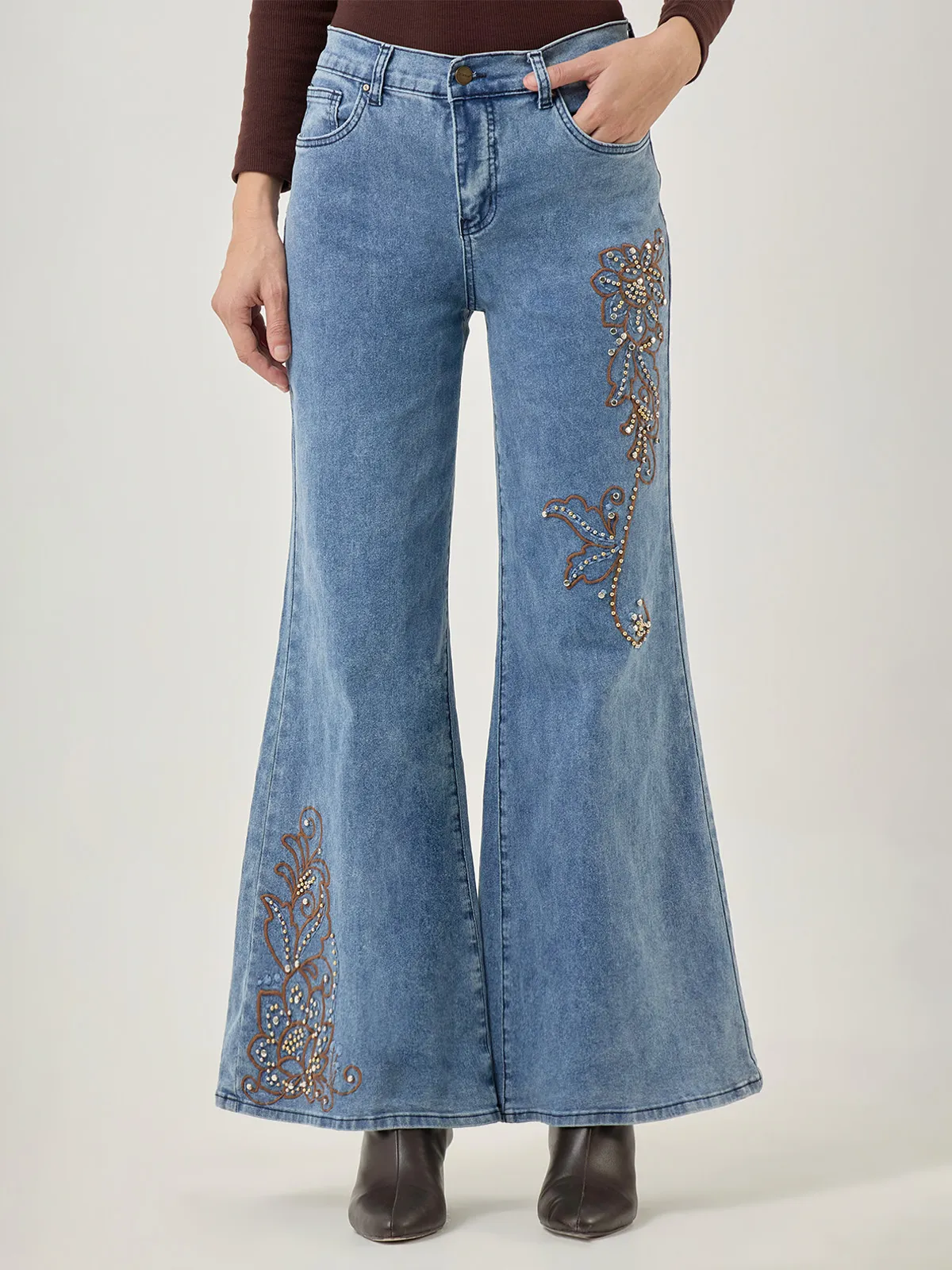 JEANS ALGODÓN REGULAR MUJER TATIENNE CAMILLE - 3